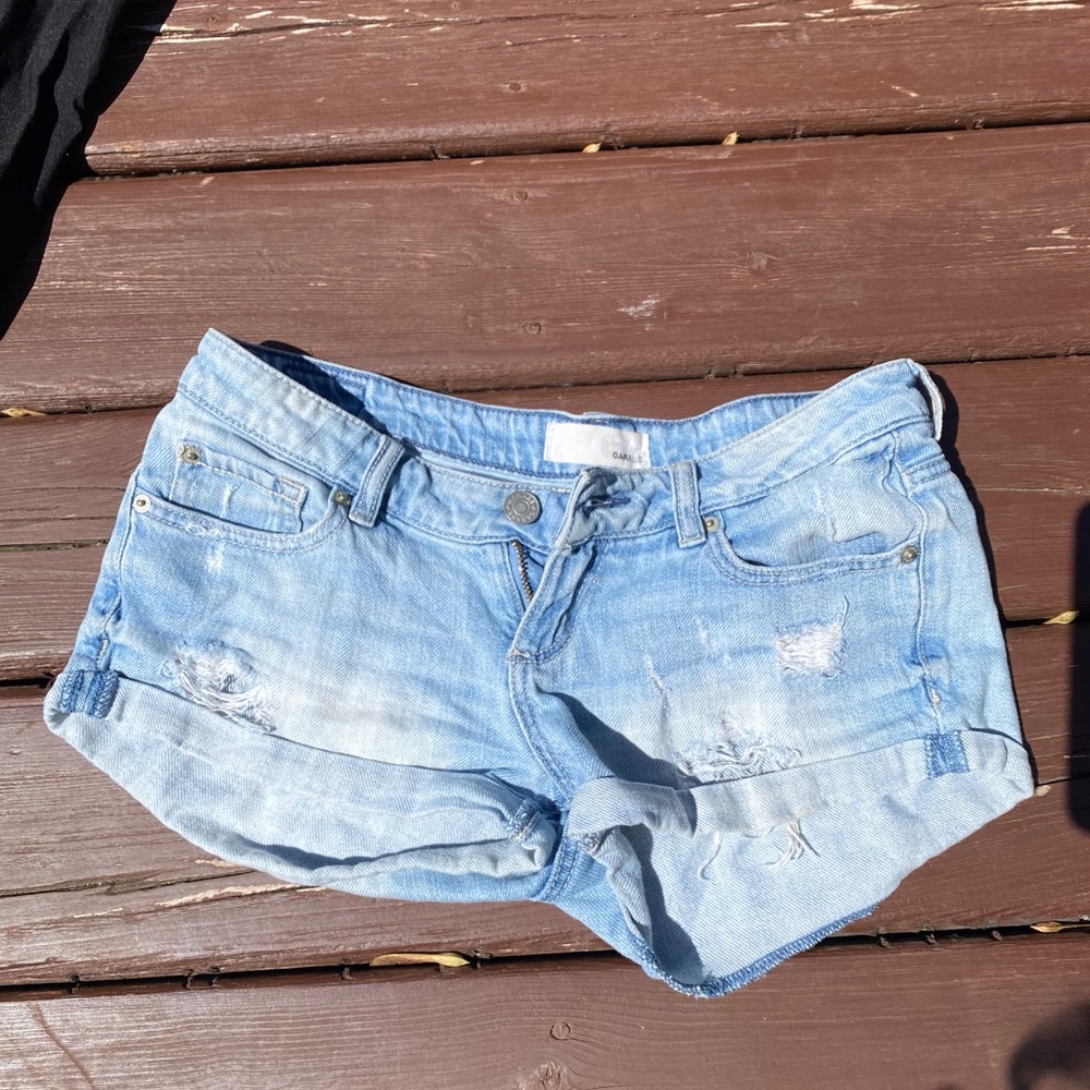 Garage denim shorts